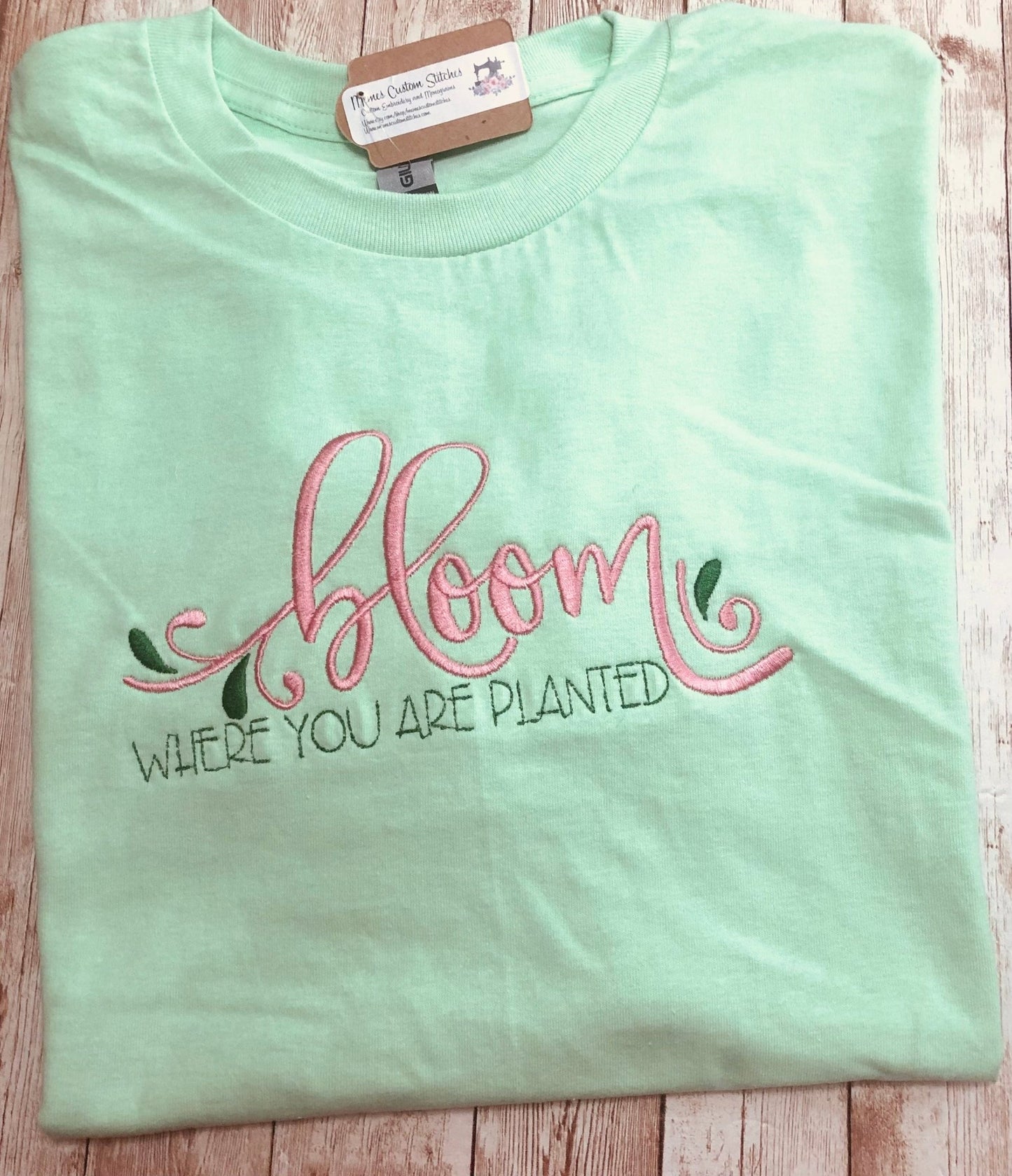 Bloom where you are planted Christian Unisex Short Sleeve T Shirt - Memes Custom Stitches LLC