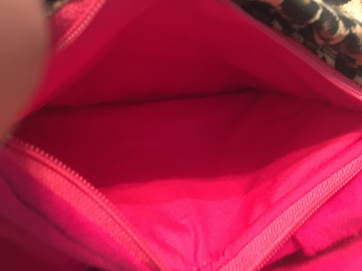 Handmade Zipper pocket pouch for Pet sling carrier - Memes Custom Stitches LLC