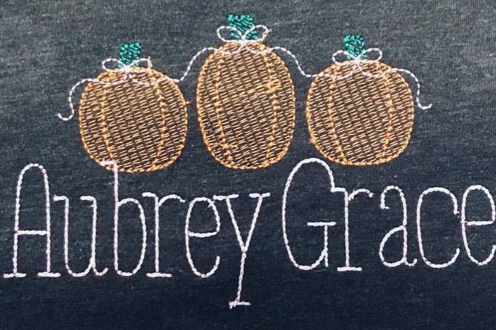 Personalized Name Fall Pumpkins Bows Baby Girl Toddler Ruffled T - Shirt - Memes Custom Stitches LLC