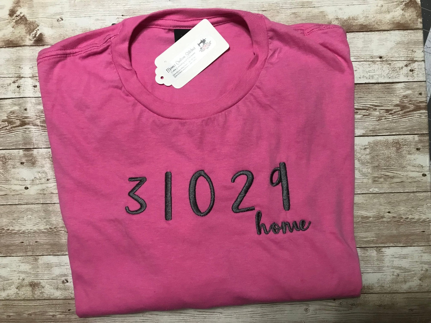 Personalized Zipcode Home Unisex Short Sleeve T Shirt , Personalized Gifts - Memes Custom Stitches LLC