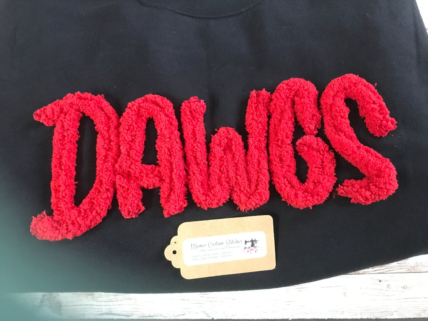 Women’s Yarn Ga Football Adult Unisex Fleece Embroidered Crew Sweatsihirt - Memes Custom Stitches LLC