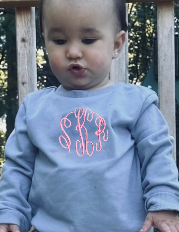 The Most Popular Personalized Monograms for Kids - Memes Custom Stitches LLC