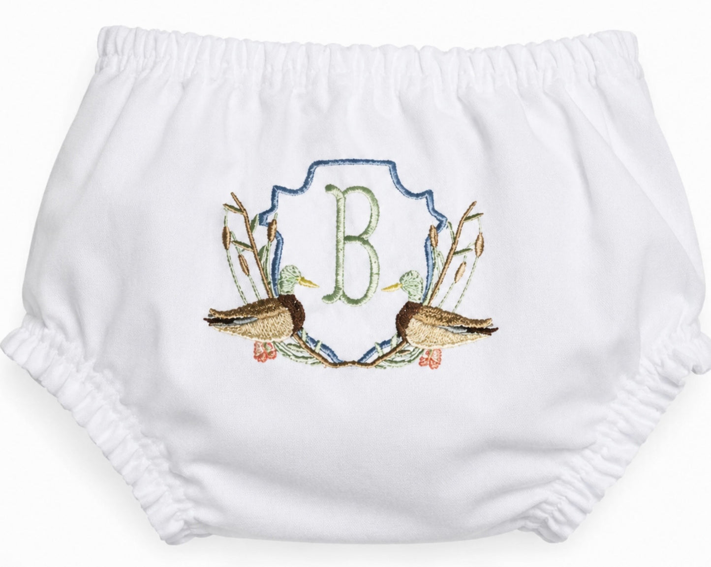 Baby Boy Personalized Mallard Duck Diaper Cover Bloomer