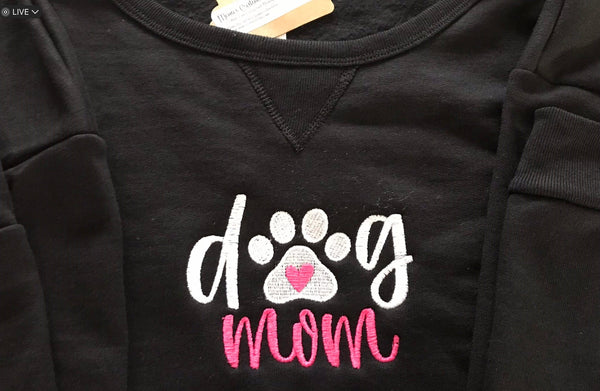 Dog Mom  Adult Unisex  Sweatshirt, Gifts for Dog Lover