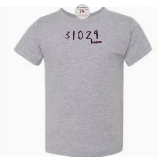 Adult Personalized Zipcode Home Unisex Short Sleeve T Shirt - Memes Custom Stitches LLC