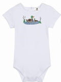 Baby Boy Ducks In Water Bodysuit Onesie Gift - Memes Custom Stitches LLC