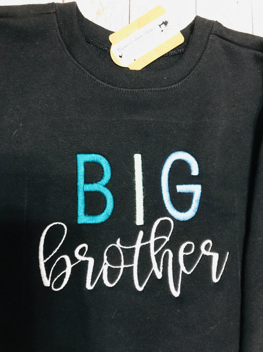 Big Brother Big Sister Siblings Sweatshirt Unisex Sweatshirt - Memes Custom Stitches LLC