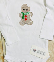 Christmas Gingerbread Man Unisex Baby Onesie Bodysuit Gift - Memes Custom Stitches LLC