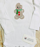 Christmas Gingerbread Man Unisex Baby Onesie Bodysuit Gift - Memes Custom Stitches LLC