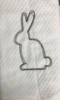 Custom Primitive Easter Bunny Kitchen Towel, Gifts for Her,Spring Easter Decor - Memes Custom Stitches LLC