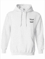 Custom Text Business Logo Adult Unisex Sweatshirt Hoodie - Memes Custom Stitches LLC