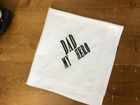 Dad My Hero 100%Cotton Custom Handkerchief, Fathers Day Gifts, Gifts for Him - Memes Custom Stitches LLC