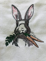 Easter Rabbit Bunny Handmade Personalized Name Table Runner Home Decor - Memes Custom Stitches LLC