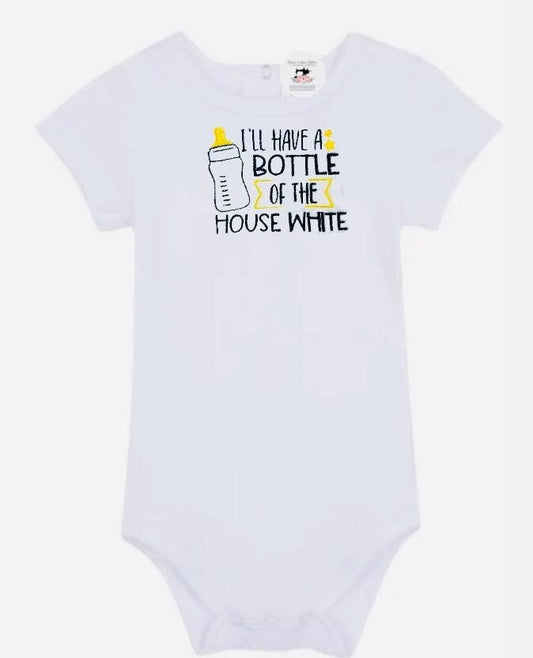 Funny Wine Lover Baby Unisex Bodysuit Onesie Gift - Memes Custom Stitches LLC