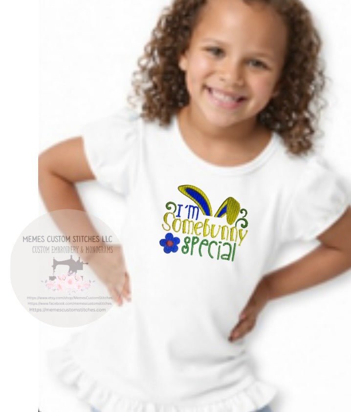 Girl’s Easter Some Bunny Special T-shirt - Memes Custom Stitches LLC
