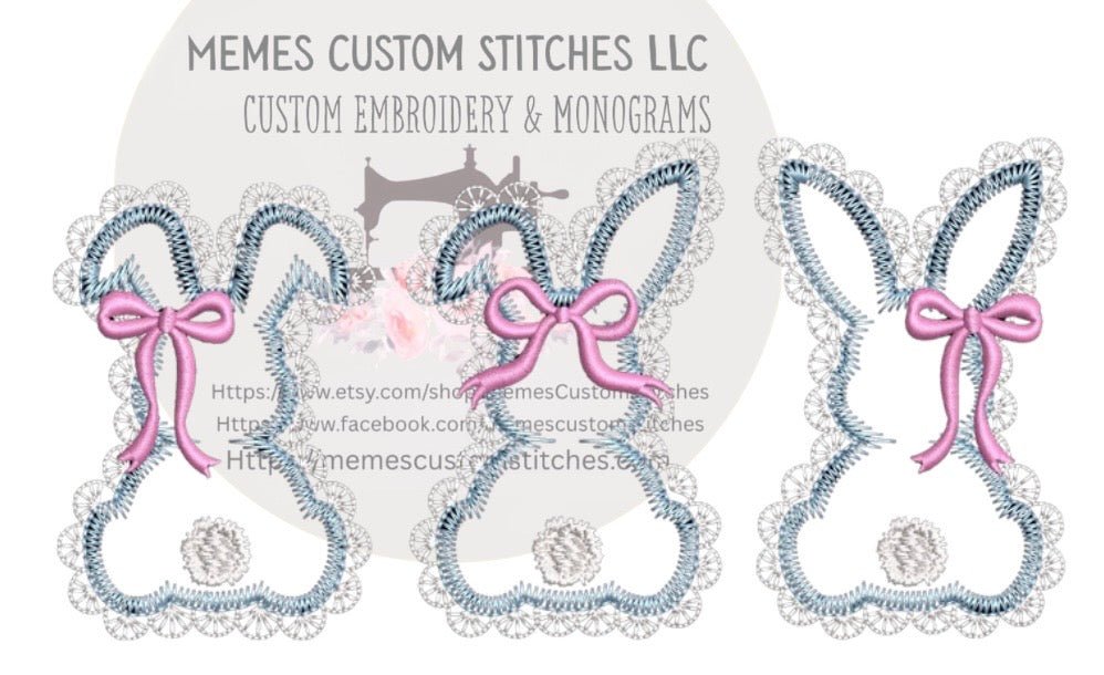 Girl’s Short Sleeve Lace Trio Bunny Peter Pan Collar Dress - Memes Custom Stitches LLC