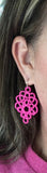 Handmade Lace Earrings,Gifts for Her, Custom Statement Jewelry for Women Teen - Memes Custom Stitches LLC