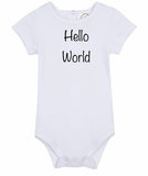 Hello World Newborn Home Coming ,Sleep Gown Cap Onesie Gift Set - Memes Custom Stitches LLC