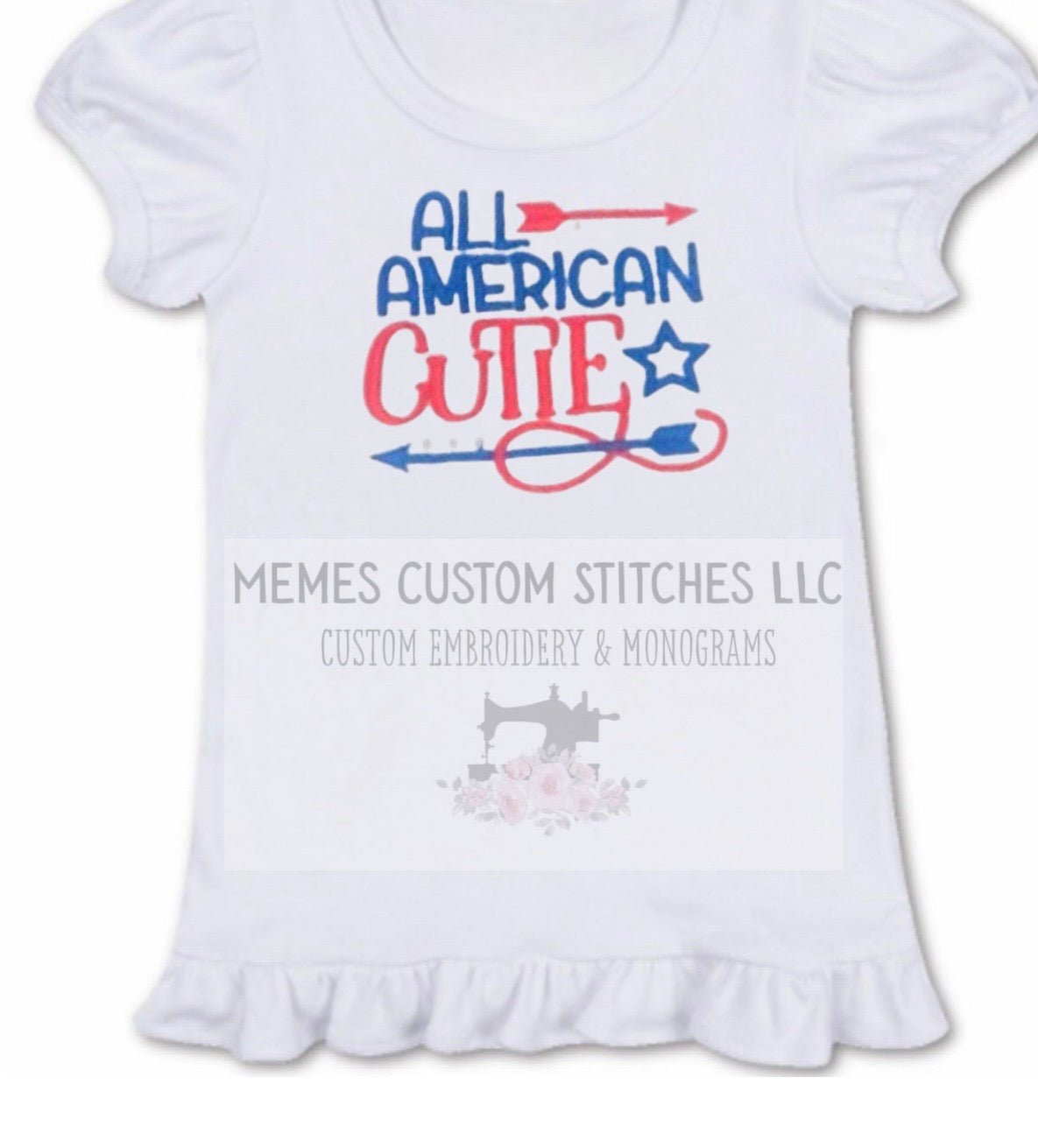 Kids Patriotic American Cutie Summer Vacation TShirt - Memes Custom Stitches LLC