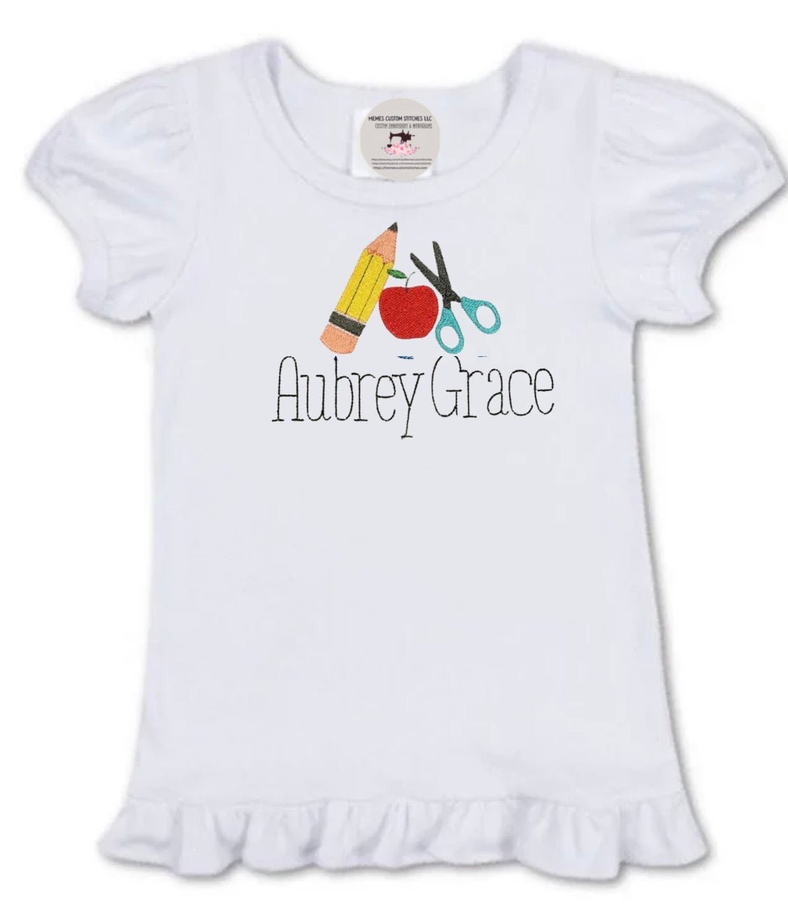 Kid’s Personalized Name Back to School Unisex T-shirt - Memes Custom Stitches LLC