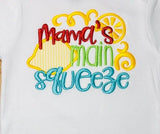 Mamas Main Squeeze Baby Toddler T - Shirt, Summer Vacation Kids Clothes - Memes Custom Stitches LLC