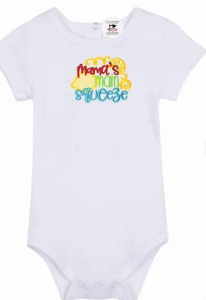 Mamas Main Squeeze Unisex Baby Onesie Bodysuit Gift - Memes Custom Stitches LLC