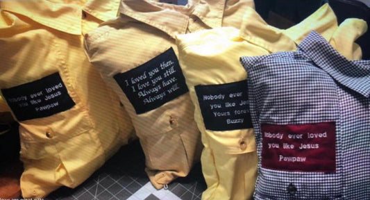 Memory Pillow, Keepsake Pillow,Remembrance Gift, Memorial Loved Ones Shirt Gift, Personalized Pillow Cover - Memes Custom Stitches LLC