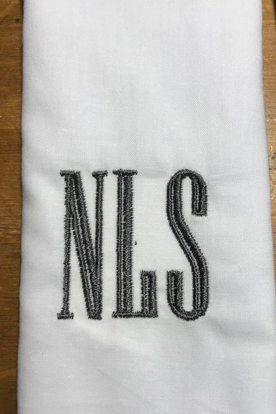 Monogram Personalized 100%Cotton Custom Handkerchief, Fathers Day Gifts, Gifts for Him - Memes Custom Stitches LLC