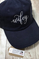 New Wifey Trendy Casual Unisex Cotton TShirt Hat Set , New Bride Wedding Gifts - Memes Custom Stitches LLC