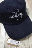 New Wifey Trendy Casual Unisex Cotton TShirt Hat Set , New Bride Wedding Gifts - Memes Custom Stitches LLC