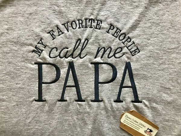 Papa Grandpa Soft Style Tshirt , Gifts for Him - Memes Custom Stitches LLC