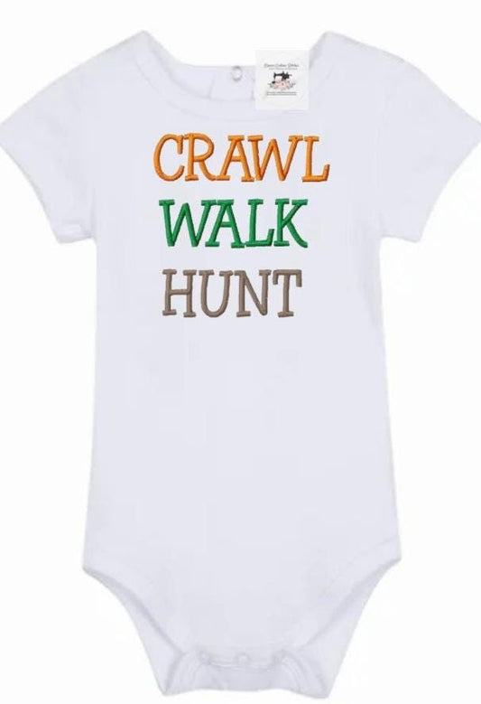 Personalized Baby Boy Toddler Funny Hunter Lover Bodysuit Onesie Gift - Memes Custom Stitches LLC