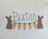 Personalized Baby Kids Name Spring Easter Bunny T - shirt - Memes Custom Stitches LLC