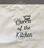 Personalized Funny Phrase /Words Kitchen Unisex Adult Apron, Cooking Chef Gifts - Memes Custom Stitches LLC