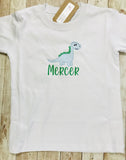 Personalized Name Baby Kids Unisex Dinosaur T - Shirt - Memes Custom Stitches LLC