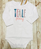 Personalized Name Baby Unisex Bodysuit Onesie Gift - Memes Custom Stitches LLC