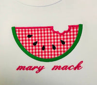 Personalized Watermelon Baby Kids Summer Vacation T shirt - Memes Custom Stitches LLC