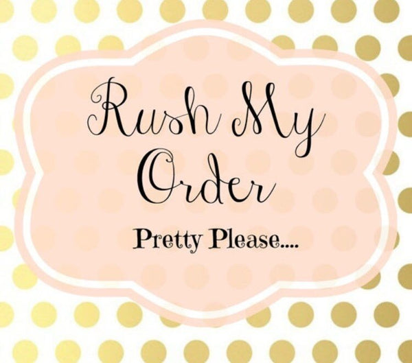 Rush my order - Memes Custom Stitches LLC