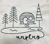 Set of 2 Unplug Kitchen Towels Decor, RV Camping Essentials,Gifts for Her,Chef Gifts, Anniversary Gifts - Memes Custom Stitches LLC