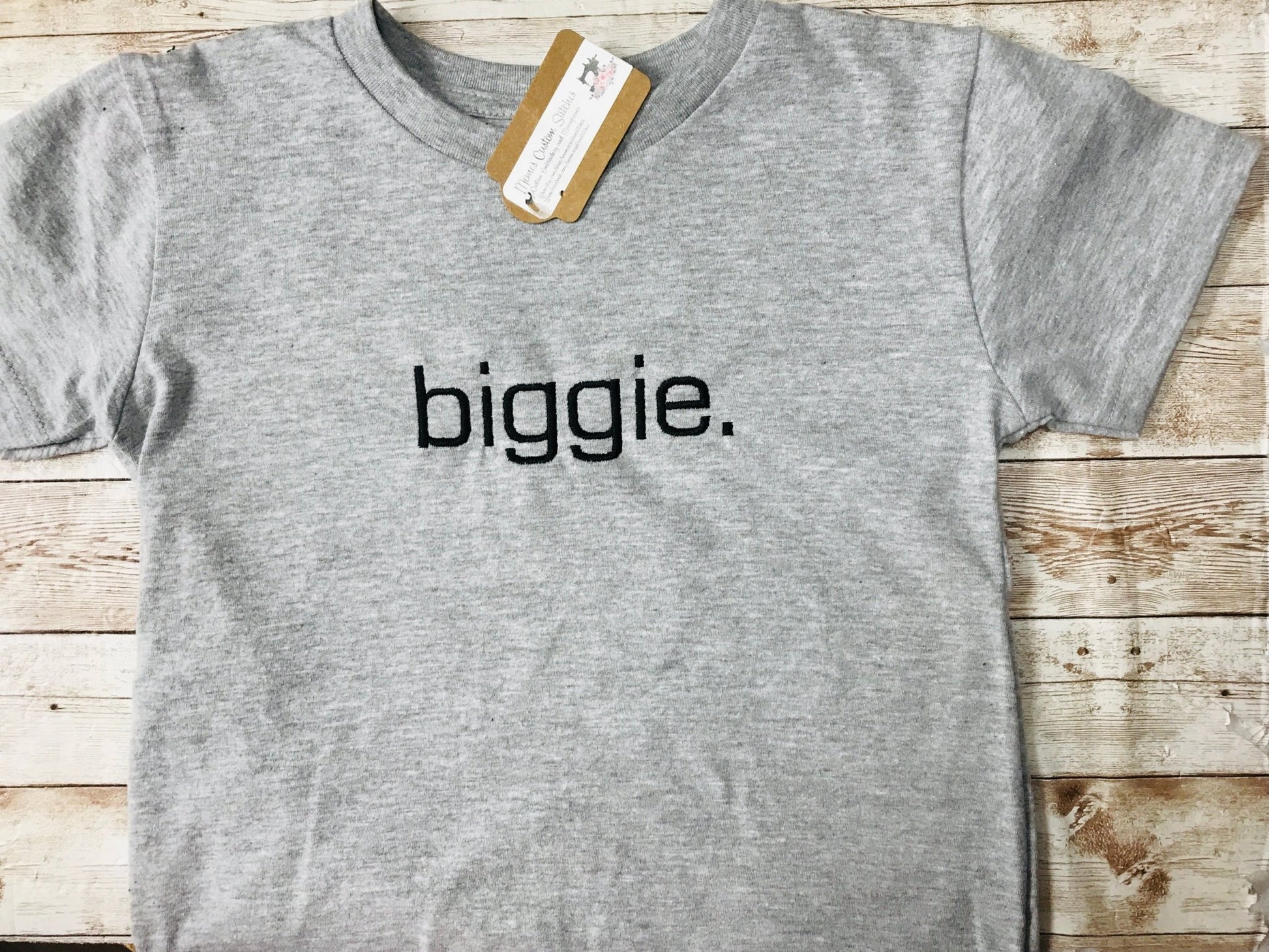 Sibling Biggie Smalls Matching Bodysuit Onesie - Memes Custom Stitches LLC