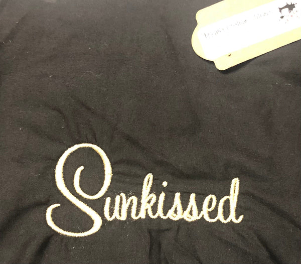 Sunkissed Unisex Short Sleeve Casual Beach T Shirt ,Vacation Shirt - Memes Custom Stitches LLC