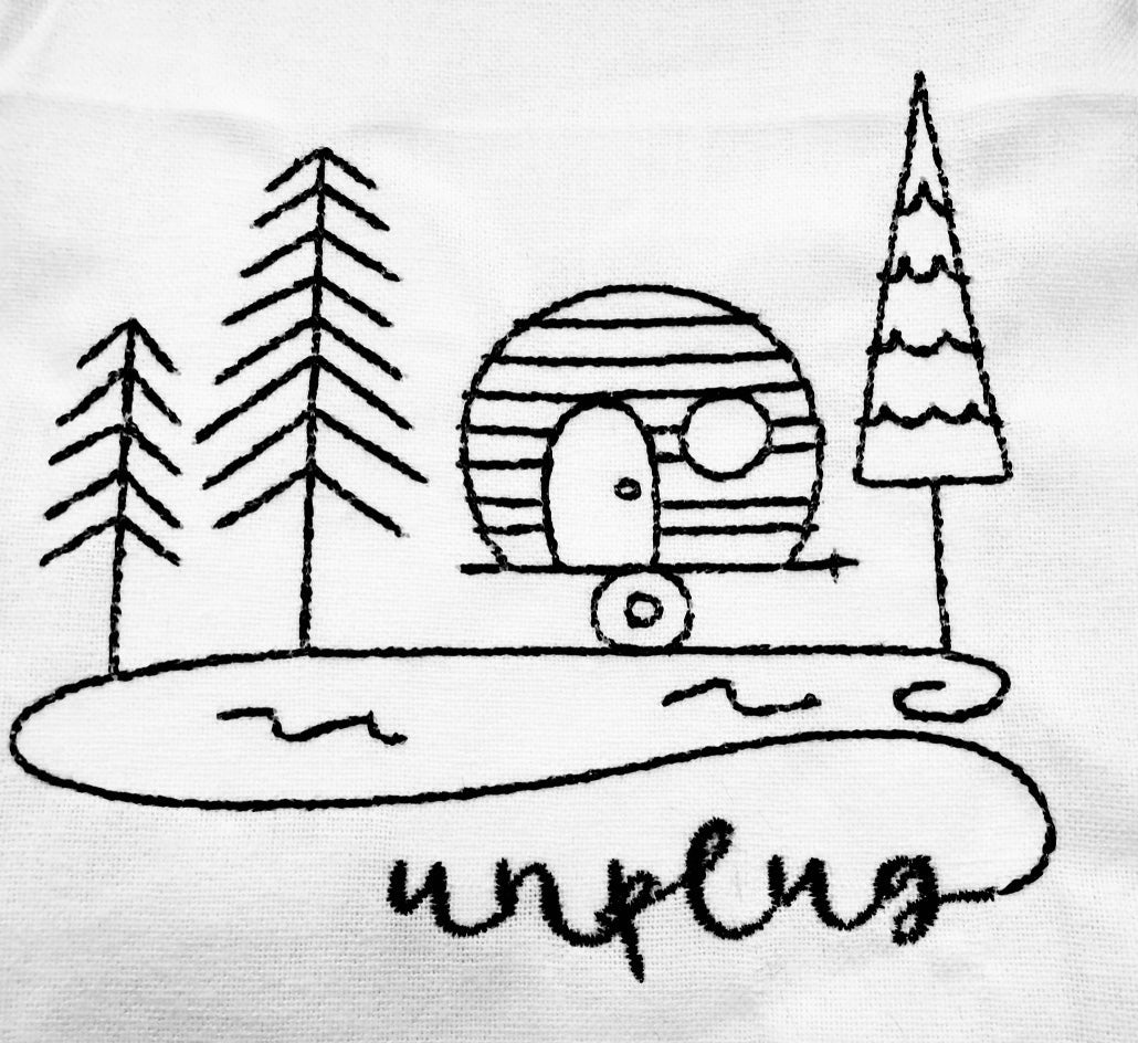 Unplug Adult Unisex Camping RV Travel Cotton T Shirt - Memes Custom Stitches LLC