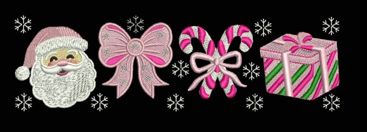 Women’s Christmas Adult Unisex Fleece Embroidered Crew Sweatshirt - Memes Custom Stitches LLC