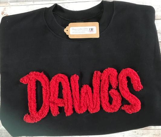 Women’s Yarn Ga Football Adult Unisex Fleece Embroidered Crew Sweatsihirt - Memes Custom Stitches LLC